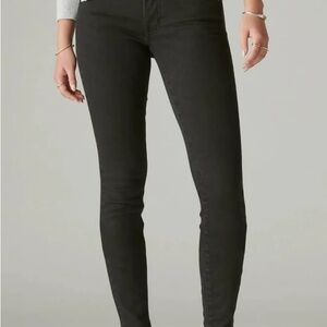 Lucky Brand Charcoal Black Skinny Jeans